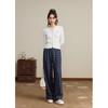 ZIHAN Women's Loose Straight Wide-Leg Commuter Pants