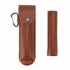 Manual Wood Auger Wrench Hand Survival Auger Wrench Multifunctional Woodworking Punch Tools Brown PU Leather Case