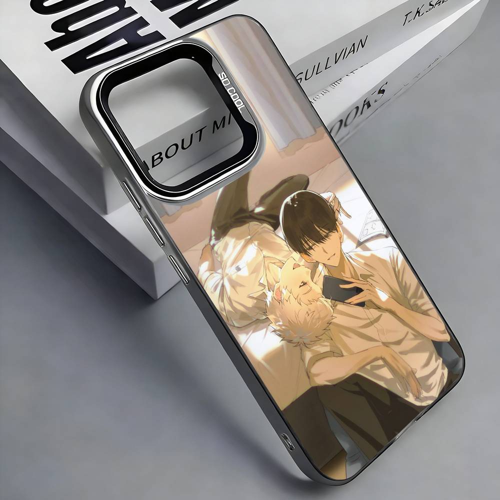Летний чехол для телефона Hikaru D-Died Colorful Silver Back для IPhone 17 16 15 14 13 12 11 Plus Pro Max Plus