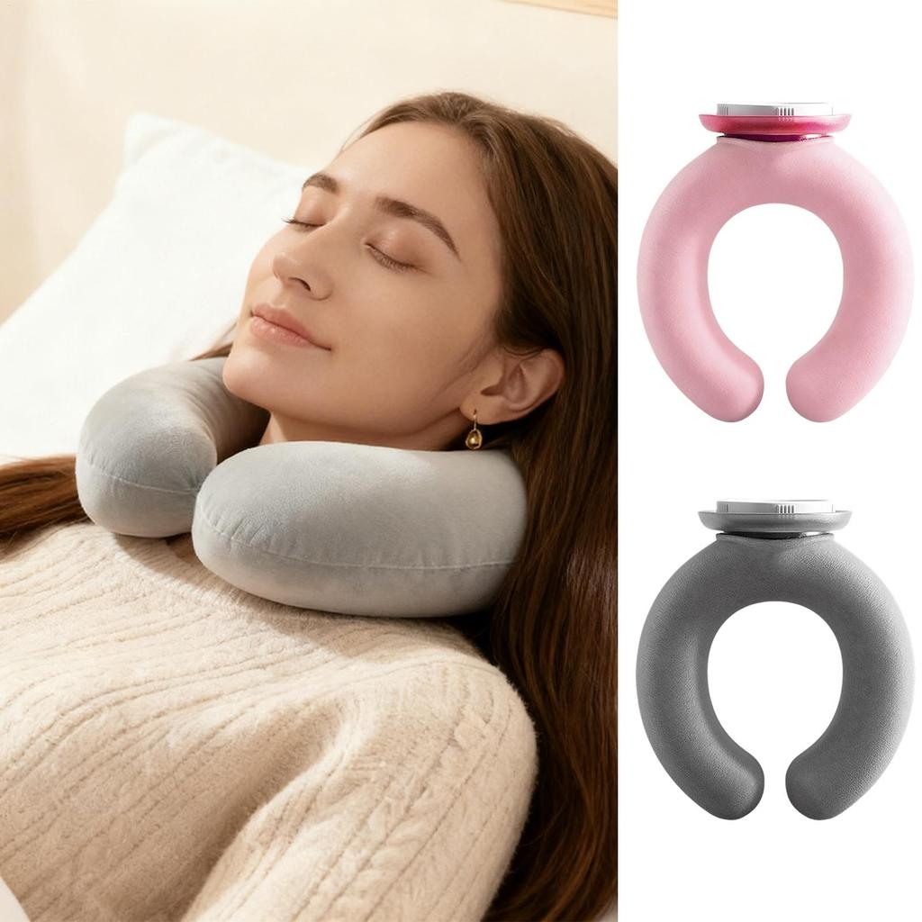 U Shape Hot Water Bottle Leak Proof Safe Pillow Hot Water Bottle for Neck for Women Family Home Office Study Travel Commute