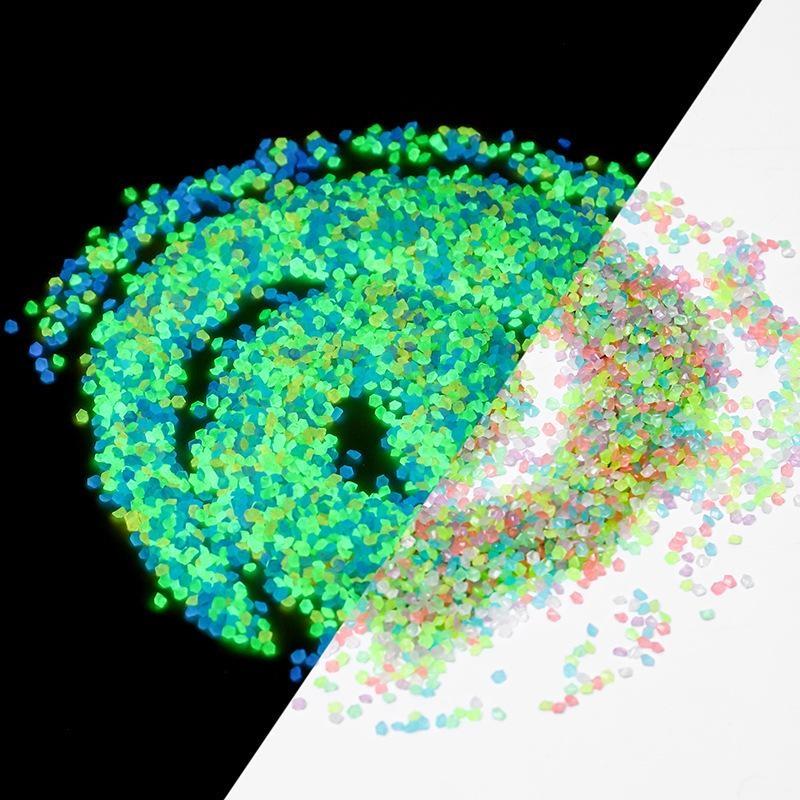 Светящийся песок, светящийся в темноте, камень, галька, сад, двор, уличная дорожка, украшение для газона, аквариум, домашний декор «сделай сам», 3-5 мм