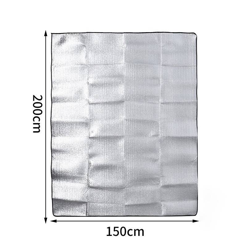 Outdoor Aluminum Foil Camping Mat With Insulation And Waterproof Layer For Beach And Picnic Use