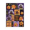 Halloween Print Pumpkin Castle Blanket Flannel Blanket Throw Blanket