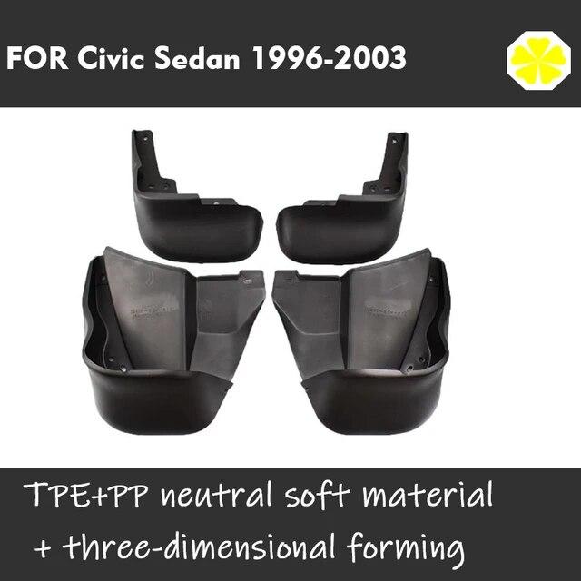 FOR Civic 4dr Sedan 1996-2003 Mudflaps Guard Splash Mudguards Fender Mud Flap Car Accessories Auto Styline Front Rear 4pcs