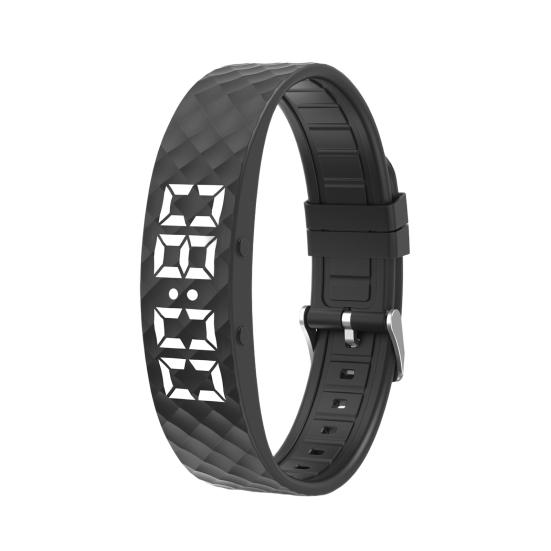 Вибрирующий будильник-часы для крепко спящих, бесшумное пробуждение, умный браслет для мужчин и женщин, регулируемый носимый вибрационный браслет на запястье