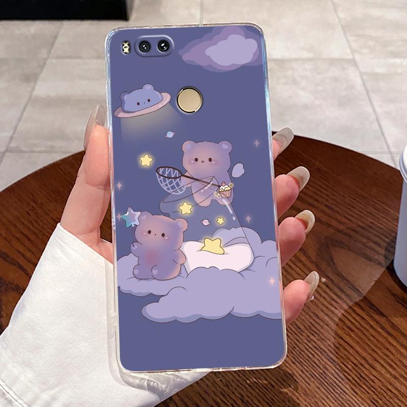 Jelly Casing For Xiaomi Mi A1 / Mi 5X Funda Clear Silicone Soft TPU Back Cover For Xiaomi Mi 5X Cute Cat Rabbit Heart Phone Case