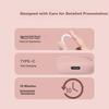 CENCI Electric Eyelash Curler, 4-Sec Automatic Heating Eyelash Curler, Heating Eyelash Shaping Tool, White, 1 Pack