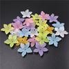 Акриловые матовые DIY аксессуары для волос мода 20 шт. бусины для сережек изготовление ювелирных изделий ожерелье держатель для цветов баухинии