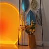 Светодиодная лампа RGB Sunset Lamp, перезаряжаемая, 2000 мАч, заполняющая лампа для камеры смартфона GoPro Tiktok, видео, фотосъемки, небольшой светильник
