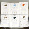 Soul Stones Crystal Oracle Deck, 11.5*8cm 51 Healing Affirmation Cards in Tin Box with Guidebook, Chakra Zodiac Element Cards