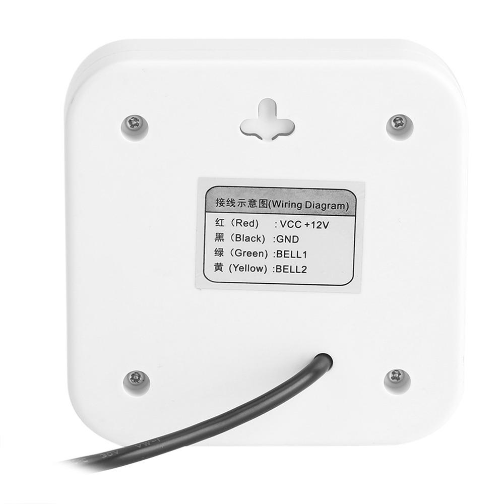 4-Wire Connection Wired Doorbell Chime DC 12V Door Access Control System Modern Door Bell Home