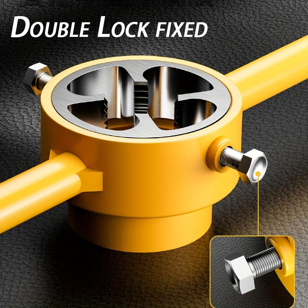 6шт. Набор плашек для пластиковых труб 1/2", 3/4", 1" 60°, конические инструменты для сантехнической резьбы, набор ключей для водопроводных труб, руководство по эксплуатации, ПВХ/NPT