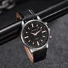 Модные мужские часы Бизнес Кварцевые наручные часы Роскошные кожаные Мужские Повседневные часы Подарок Мужские Спортивные часы Montre Homme