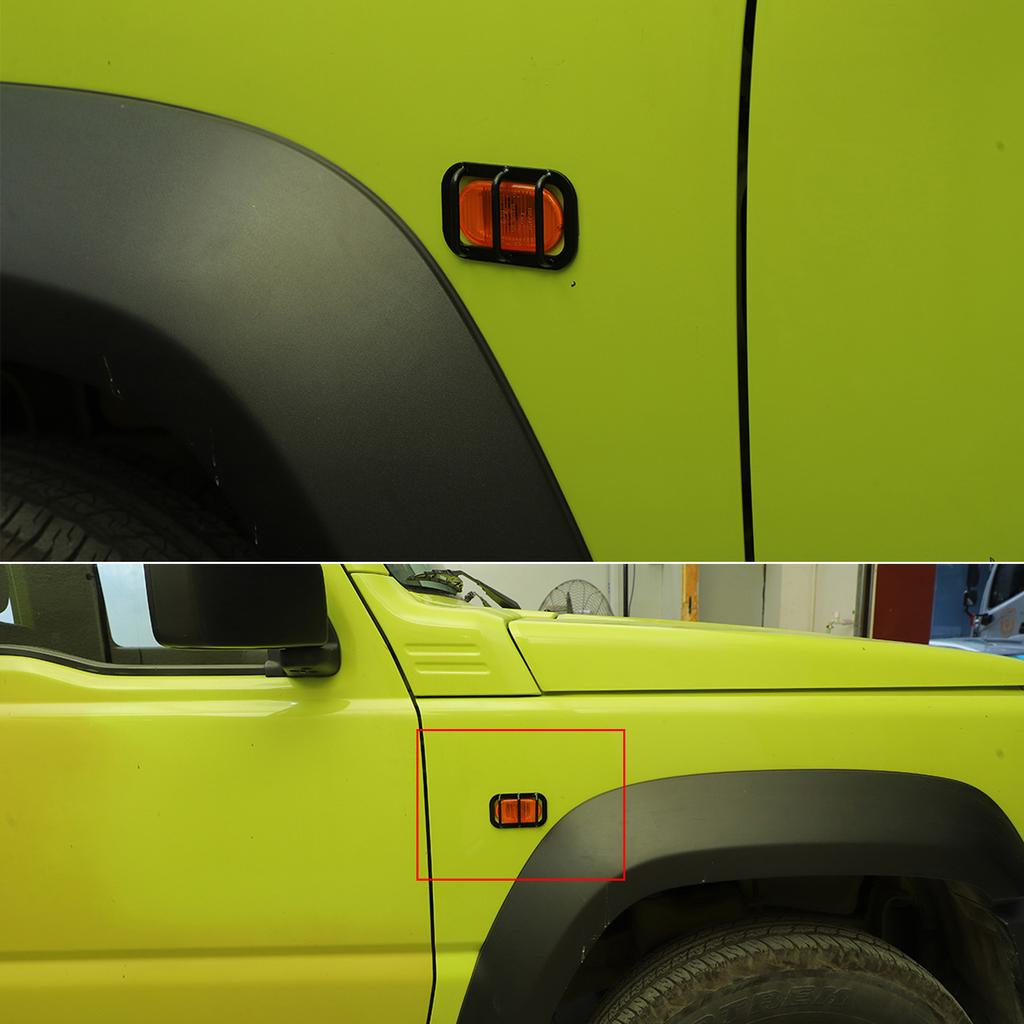 Крышка указателя поворота крыла для Suzuki Jimny JB64 JB74 -2023 Защита фонарей от столкновений Рама Экстерьер автомобиля