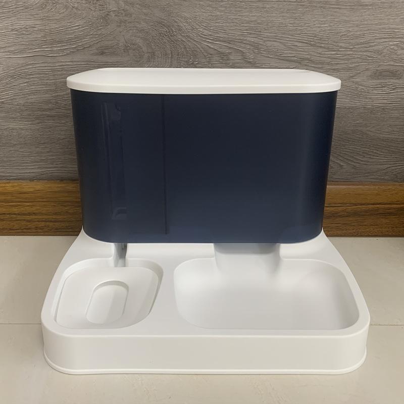 Интеллектуальный автоматический дозатор корма для домашних животных, многофункциональный прозрачный дозатор воды большой емкости, не промокающий рот