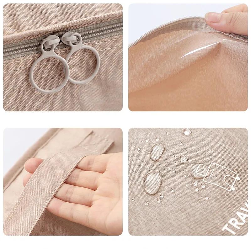 Portable Travel Storage Bag Home Clothing Underwear Shoe Packing Finishing Bag High-capacity Oxford Cloth Waterproof Storage Bag