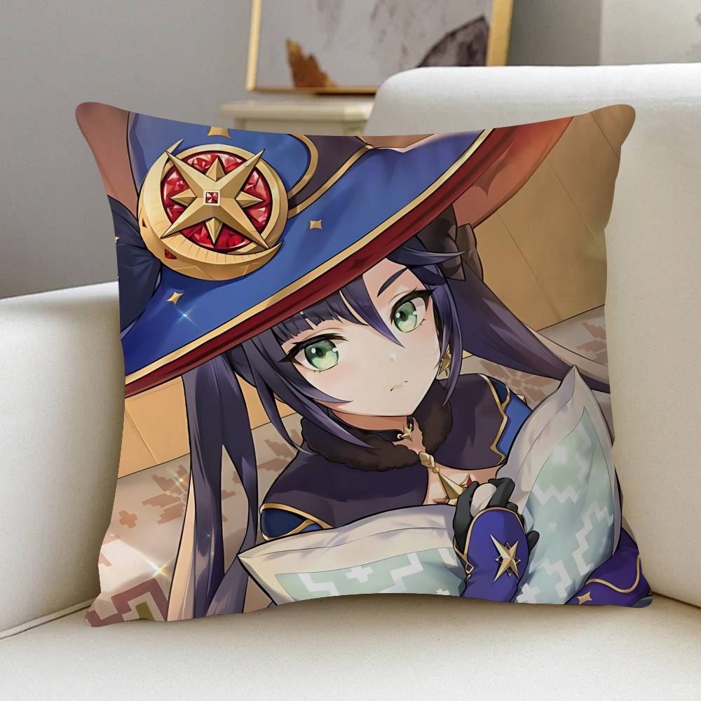 Astrologist Mona M-Megistus Pillow Gift Home Office Decoration Pillow Bedroom Sofa Car Cushion CoverPillow Case