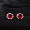 Pink Rubellite Gemstone 925 Sterling Silver Jewelry Handmade Stud Earrings 0.5" EE-178-16