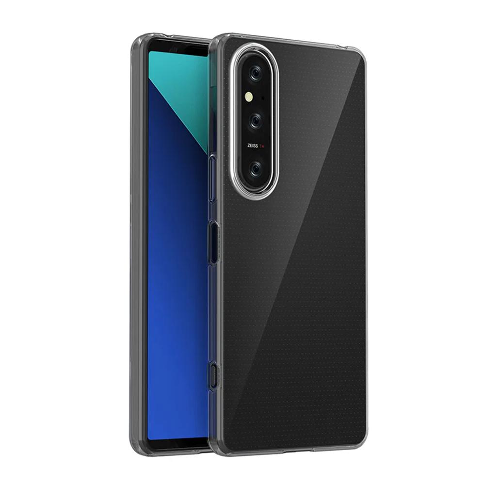Простой тонкий мягкий прозрачный чехол из ТПУ для Sony Xperia 1 VII 1VII G Обложка Fundas Capa