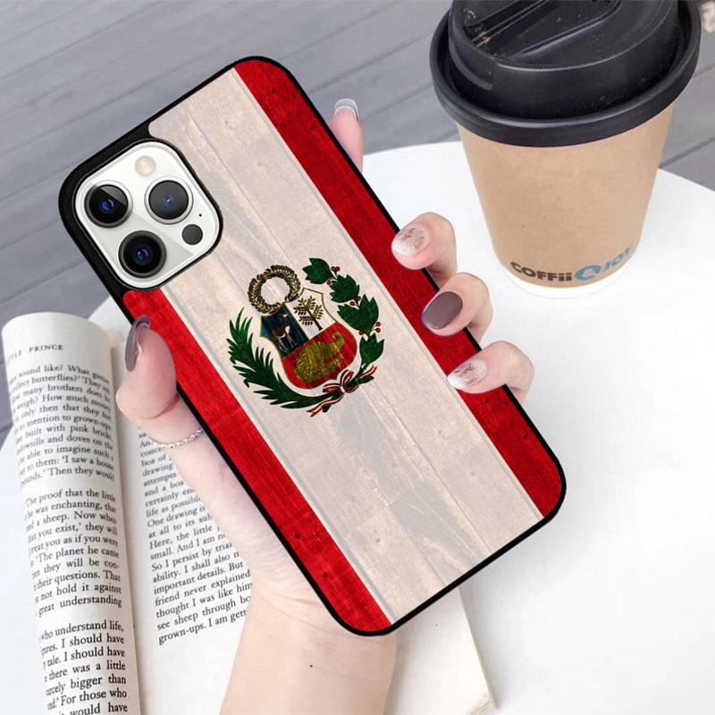 Чехол для мобильного телефона с флагом Перу для iPhone 17 Air 16 15 14 12 13 11 Pro MAX apple Plus SE2020 Coque