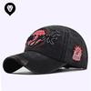 Cross-spring New YORK Old Pure Cotton Washed Baseball Hat 3D Letter Three-dimensional Embroidery Sun Hat