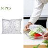 Универсальные пакеты для хранения свежих продуктов, эластичные пластиковые крышки для еды для еды (50 шт)