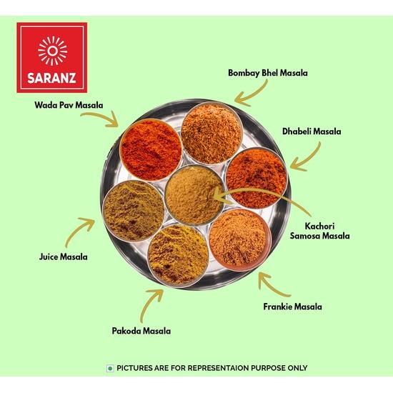 SARANZ Острая Колхапурская Масала Мисал Идеально для приготовления, Готова к употреблению С сушеным красным чили, тмином, семенами кориандра, черным перцем| -100 грамм