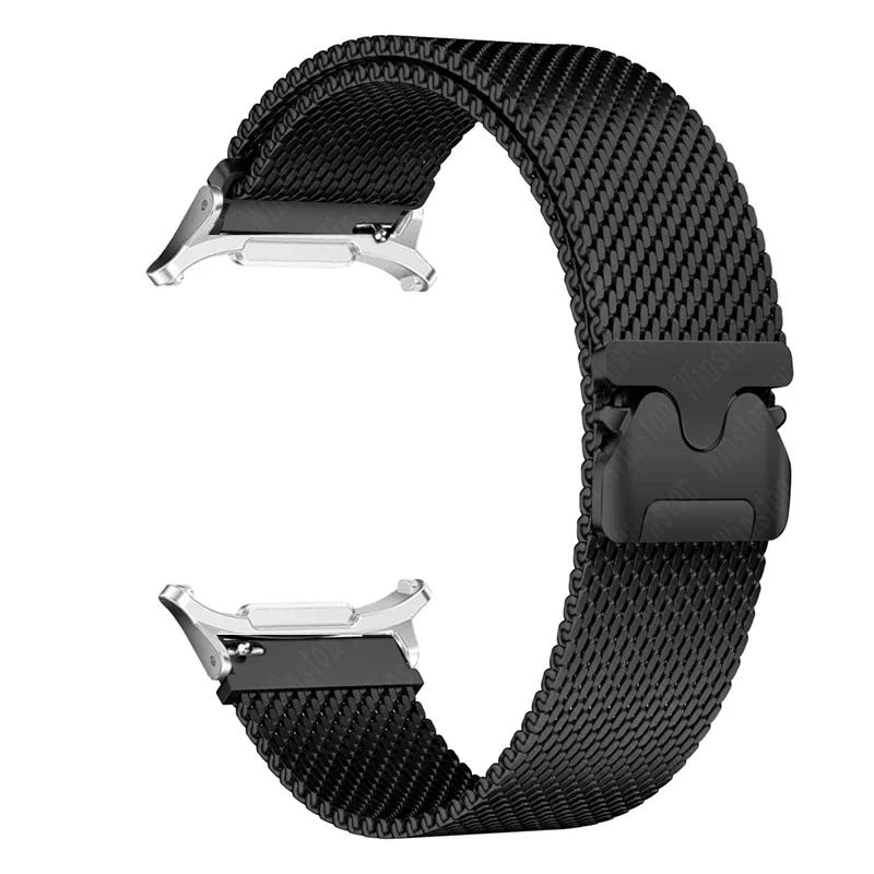 Магнитный миланский ремешок без зазоров для Samsung Galaxy Watch 8/8 Classic Браслет из нержавеющей стали для Galaxy Watch Ultra 47 мм