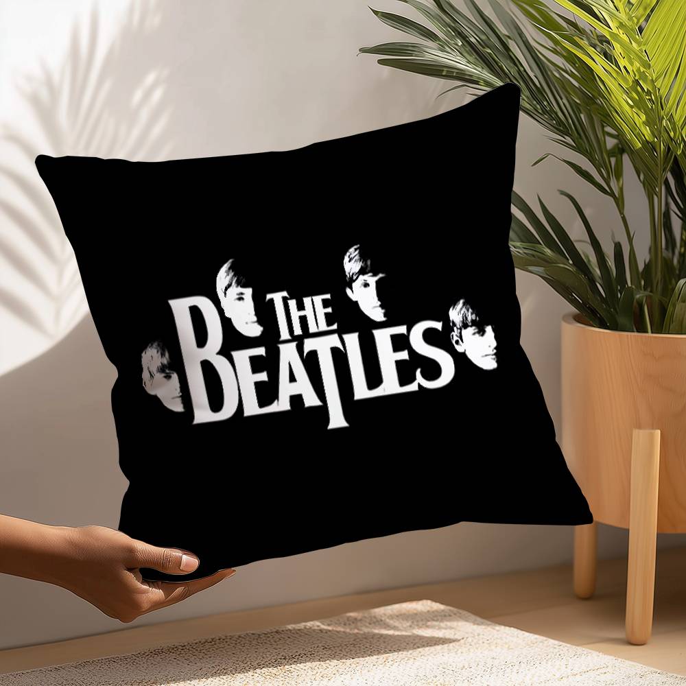 Наволочка B-beatleS-Band Плюшевая ткань Мягкая Наволочка Двусторонняя печать Наволочка для подушки Бытовая