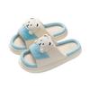 HZJSWY Room Shoes with Cute Bear Easy To Perfect for Indoor or Outdoor Sizes Women's Spring/Summer/Autumn Slippers, Open-Front, Linen, Non-Slip,