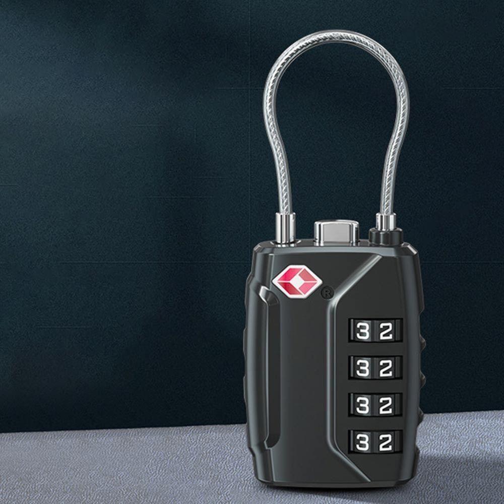 TSA Customs Password Lock Anti-theft Cabinet Lock Portable 4 Digit Combination Lock Travel