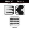 Target Japan BLACK MARQUE DRAGON Leslie Lee Tungsten 2BA Soft Tip Darts 6 Shape Flights and 2BA SOFT TIP DARTS Mark Dragon 3.0 90% K-Flex Set, 18g,