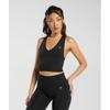 Everyday Seamless Crop Tank Black B7a3h Bb2j
