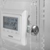 Clear Thermostat Cover with Lock | Side Ventilation Cutouts, Box Keys, for