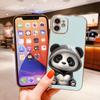 For Honor 90 70 50 X7a X9a P30 Pro P40 Lite Infinix Hot 40i 30i Vivo Y22 Y18 V30 Pro V40 Cute Cartoon Panda Soft TPU Full Lens Protect Case