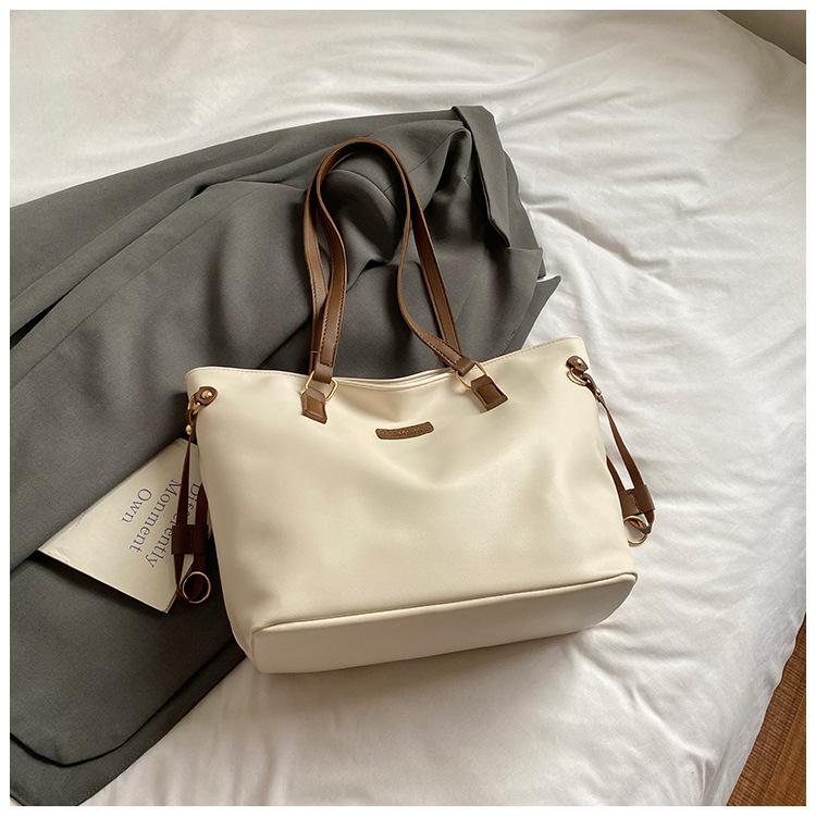 Fashion Big Bag Women's 2025 New Model, Popular This Year, Large-capacity Tote Bag Versatile Simple Shoulder Bag Commuter Bag