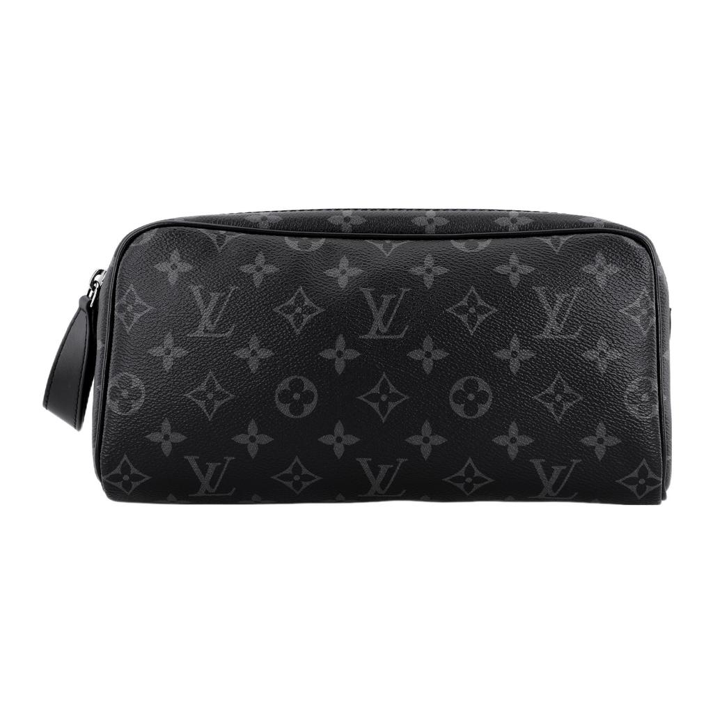 Louis Vuitton Косметичка-органайзер Monogram из водостойкого канваса и моющейся ткани Мужская косметичка Черный M46354