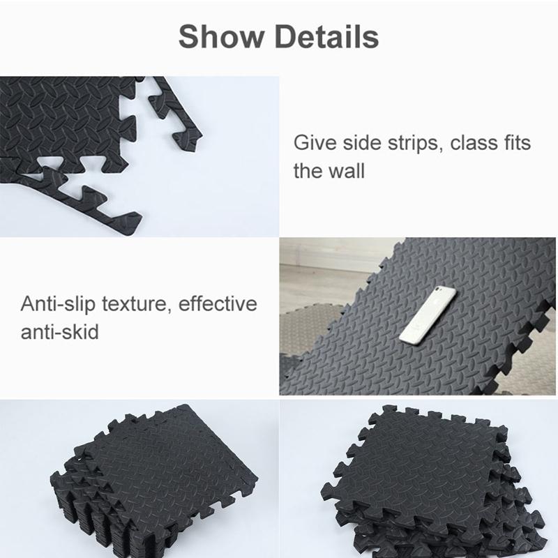 10 шт. противоскользящий коврик из вспененного этиленвинилацетата, домашний коврик, пазл для занятий в спортзале, детский игровой коврик из вспененного каучука для дома и спортзала