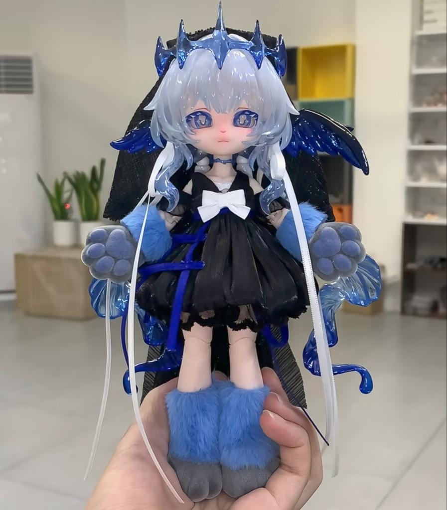 В наличии 1/12 BJD Модная Серия Луна шарнирная подвижная кукла игрушка наряды украшения коллекционная миниатюрная фигурка