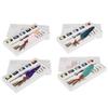 Calligraphy Pen Set Glass Ink Fountain Pen with Replaceable Nib Writing Gift Box Kit