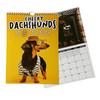 2025 Wall Calendar Cartoon Dog Print Wall Hanging Calendar Monthly Daily Planner Holiday