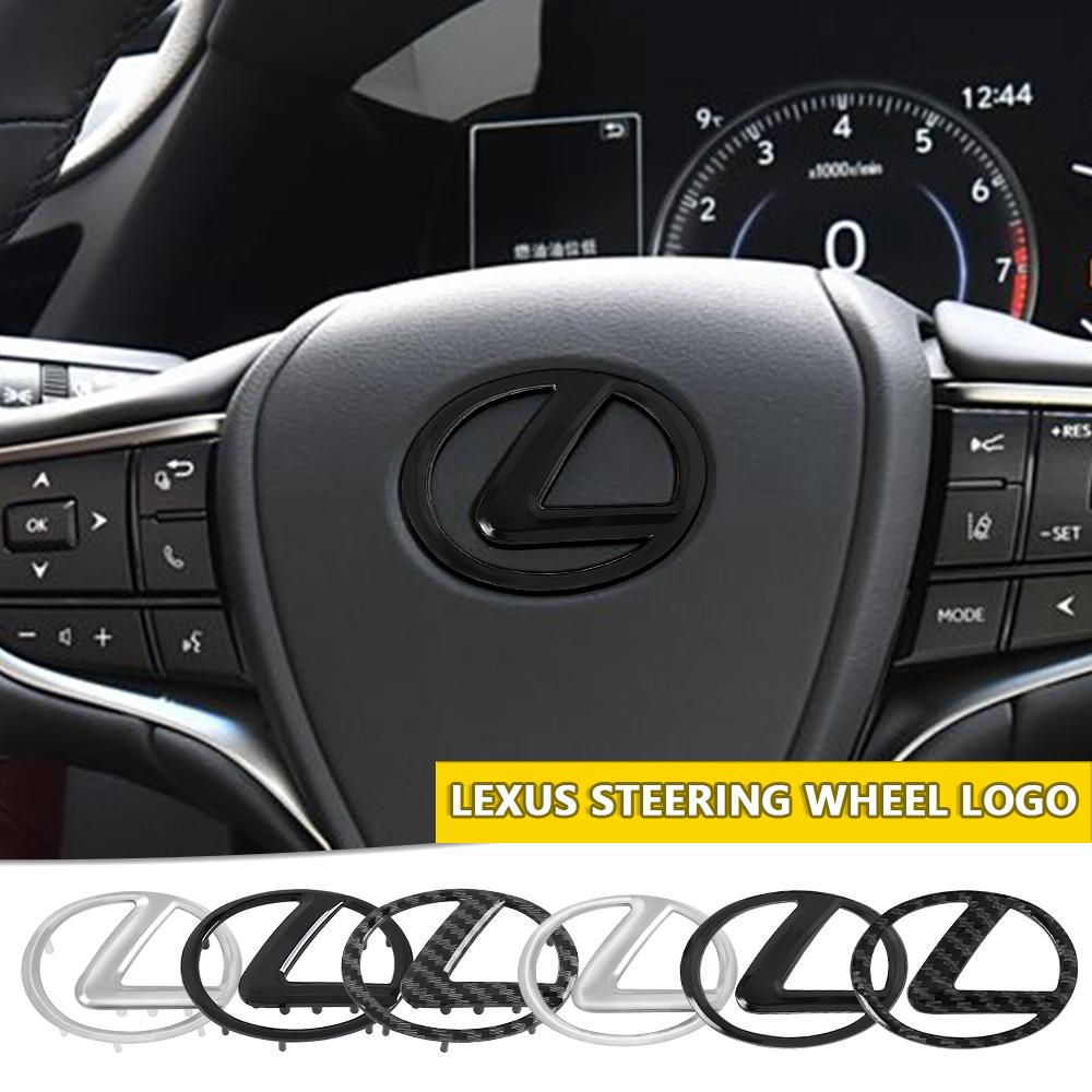 ABS Car Steering Wheel Center Emblem Sticker Accessories For Lexus RX350 CT200H GX460 ES LX Fsport GX NX IS 250 RX GS UX RX300 IT8
