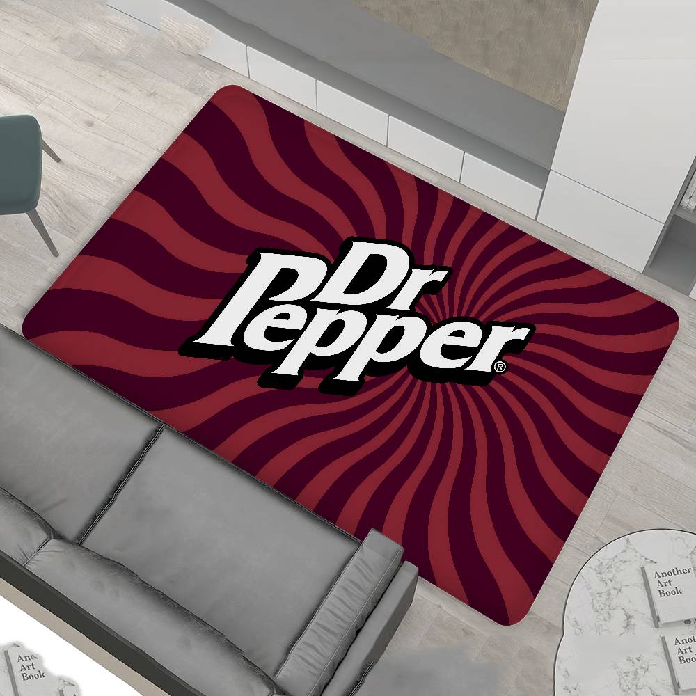 D-Dr Peppers Logo Door Mat Washable Non-Slip Living Room Sofa Chairs Area Mat Kitchen Bedside Area Rugs