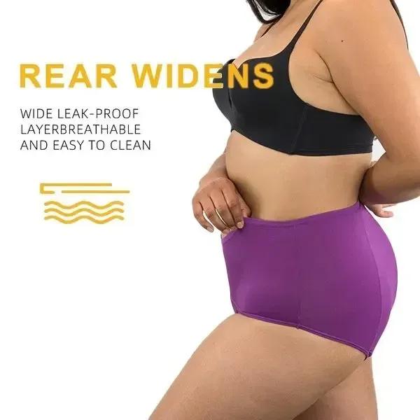 Plus Size Leak Proof Menstrual Panties Women Underwear Period Cotton Pregnancy Waterproof Briefs Physiological Breathable Pants