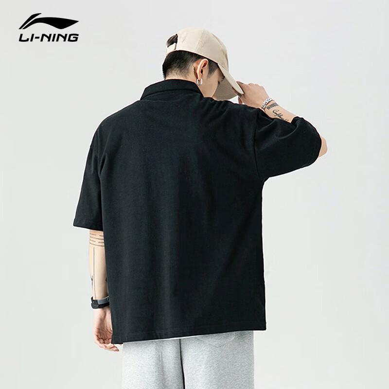 Li-Ning Мужская хлопковая рубашка-поло Лето 2026