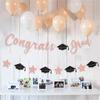 Glittering Graduation Party Hanging Decoration Congrats Grads Hanging Ornament for Class of 2025 for School Graduate