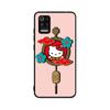 KT62 Cute Hello Kitty Case for Xiaomi Poco X6 X4 M5 M6 F5 F6 C65 C55 C50 C51 C40 Redmi Note 7 8 14C A3X 13C 12C 11 10A 9C Pro Black Sofe Cover