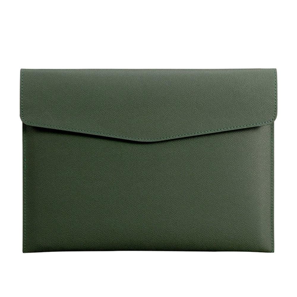 Leather Leather File Folder Large Capacity Briefcase Stationery Dustproof File Bag School Office