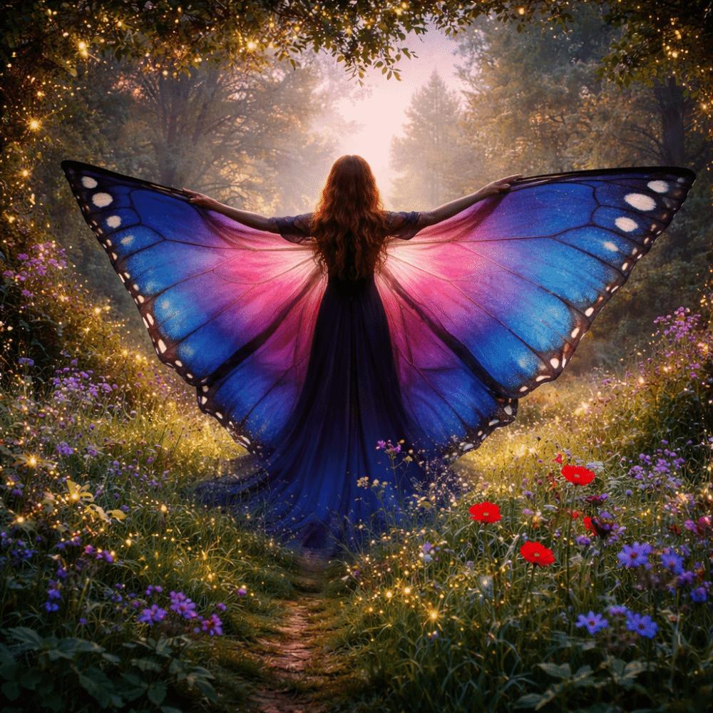 Halloween Butterfly Peacock Shawl Moth Butterfly Cosplay Costumes Beautiful Butterfly Cape Banquet