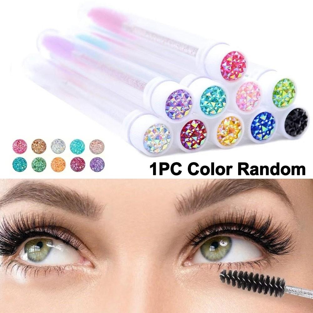 Reusable Eyelash Brushes Sparkling Lash Spoolies Multi-Purpose Eye Lash Brushes  Makeup Tools